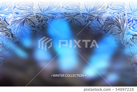 Hello winter lettering 54897228