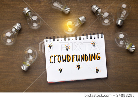 Crowdfunding only in good perspective business idea 54898295