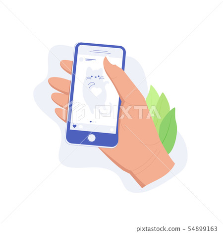 Social media app concept. Social media app concept. 54899163