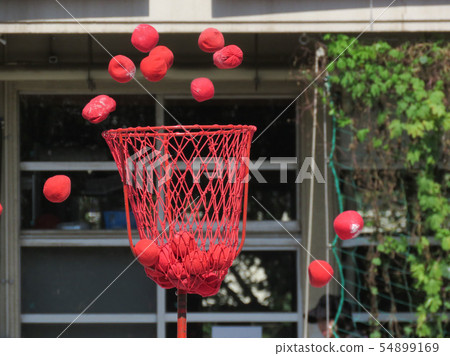 球套紅色套運動會 球套紅色套運動會 54899169