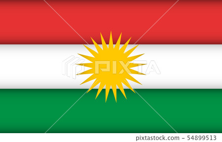 Flag of Kurdistan. 54899513