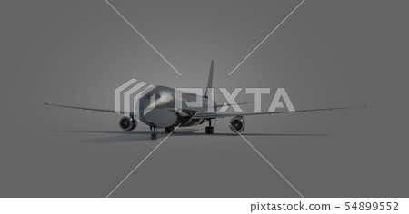 Blank Black Aeroplane Mockup Stand Front View Stock Illustration 54899552 Pixta