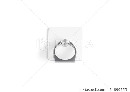 Blank phone finger grip lying mock up for 54899555