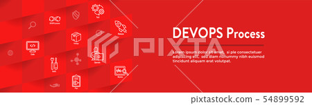DevOps Icon Set - Dev Ops Web Header Banner DevOps Icon Set - Dev Ops Web Header Banner 54899592