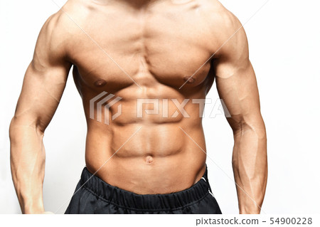 Trained young man's body Trained young man's body 54900228