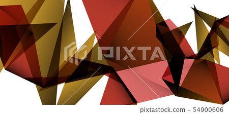 Triangle geometric background in trendy style on light background. Retro vector illustration Triangle geometric background in trendy style on light background. Retro vector illustration 54900606