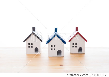 多彩的房子對象 54901367