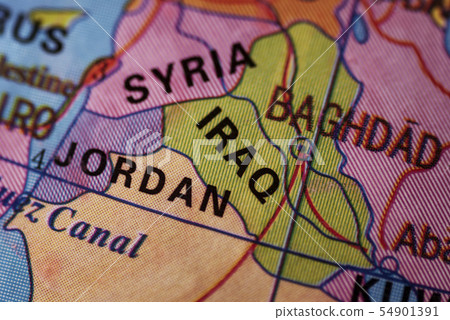 Focus to the countries of Iraq and Jordan Focus to the countries of Iraq and Jordan 54901391