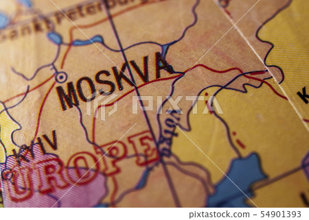 Selective focus to Moskva or Moscow, Russia 54901393