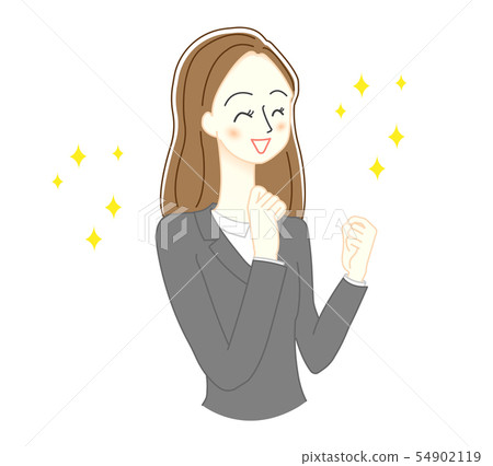 膽量構成西裝女人 54902119