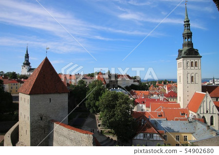 塔林老城天際線（Naezitlung和聖尼古拉斯教堂） 54902680