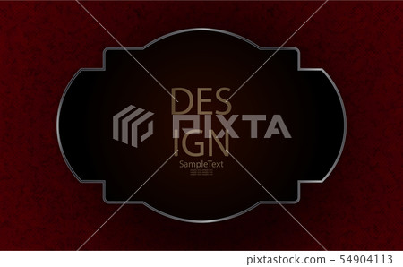 Abstract red texture composition with a dark frame with shiny edging Abstract red texture composition with a dark frame with shiny edging 54904113