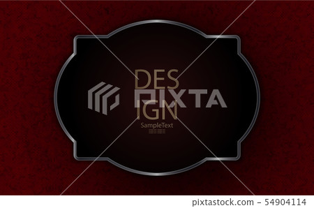 Abstract dark maroon texture composition with a frame with a shiny border Abstract dark maroon texture composition with a frame with a shiny border 54904114
