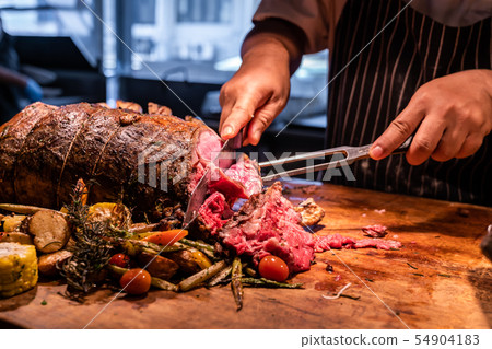 Wagyu beef roast prime rib 54904183