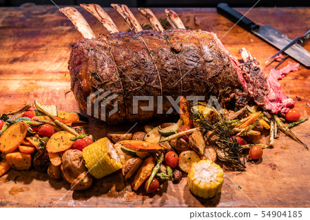 Wagyu beef roast prime rib 54904185