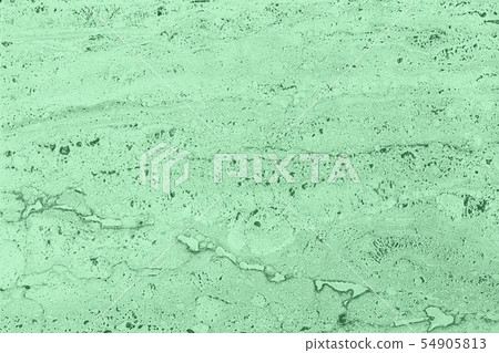 Closeup of mint colored porous stone textured wall 54905813