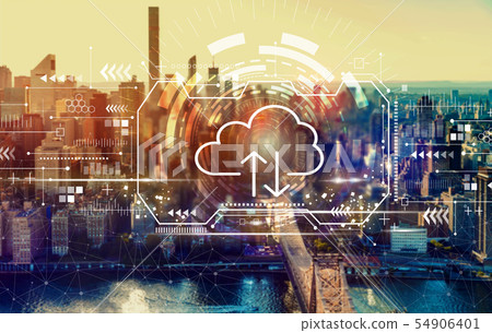 Cloud computing with New York City Cloud computing with New York City 54906401