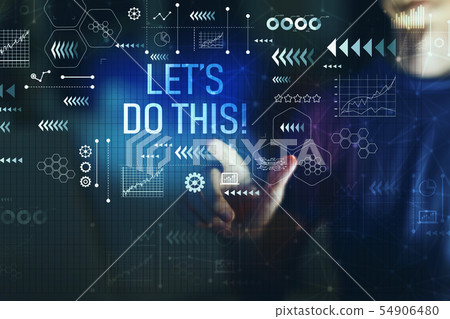 Let's do this with young man Let's do this with young man 54906480