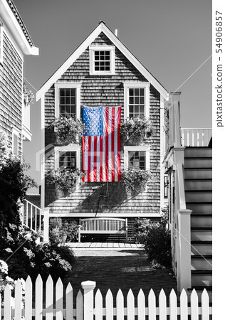 United States flag in Provincetown, Massachusetts 54906857