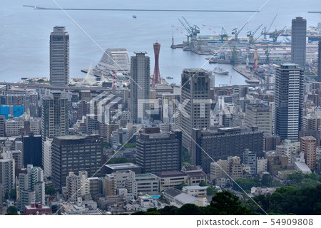 從Aichiyama市看的神戶市區 54909808