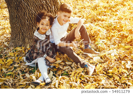 children in a park 54911279