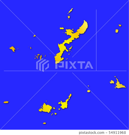 Okinawa Prefecture Map 54911968