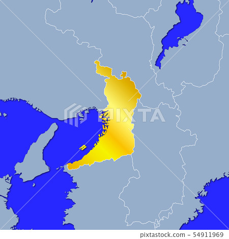 Osaka prefecture map 54911969