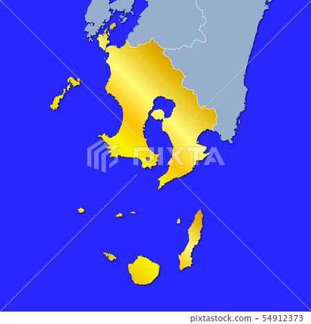 Kagoshima prefecture map 54912373