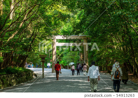 伊勢神宮的鳥居 54913263