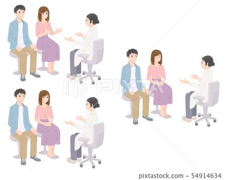 Married couple _ female doctor Married couple _ female doctor 54914634
