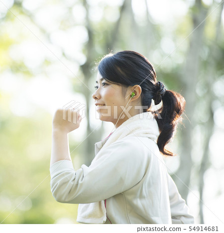跑步本質上的婦女的檔案 跑步本質上的婦女的檔案 54914681