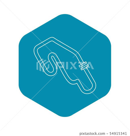 Speedway icon, outline style Speedway icon, outline style 54915341