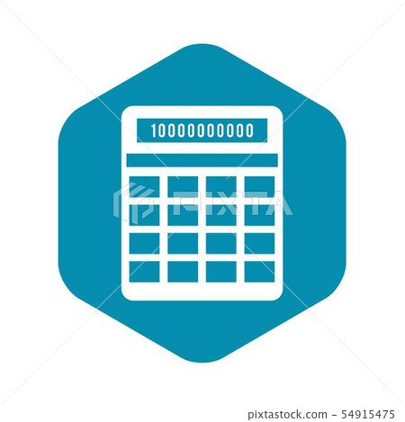 Calculator icon, simple style Calculator icon, simple style 54915475