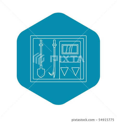 Fire extinguishing equipment icon, outline style Fire extinguishing equipment icon, outline style 54915775