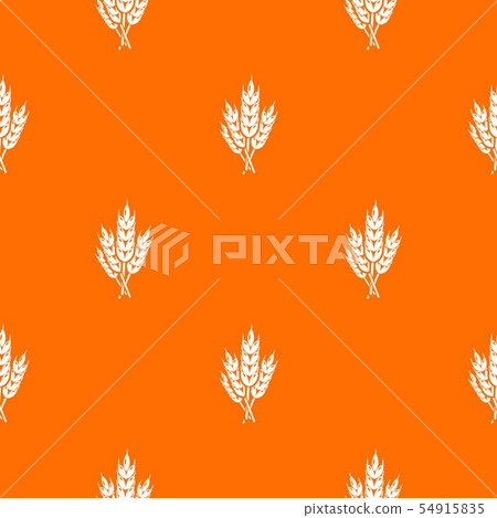 Wheat pattern vector orange 54915835