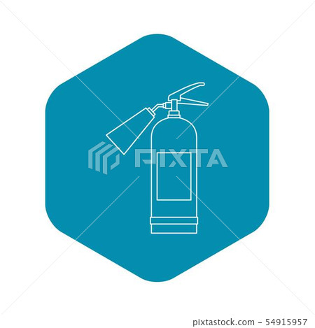 Fire extinguisher icon, outline style 54915957