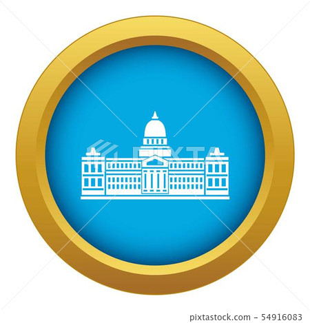 Palace of Congress , Argentina icon blue vector isolated Palace of Congress , Argentina icon blue vector isolated 54916083