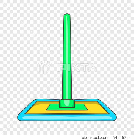 Floor cleaning mop icon, cartoon style 54916764