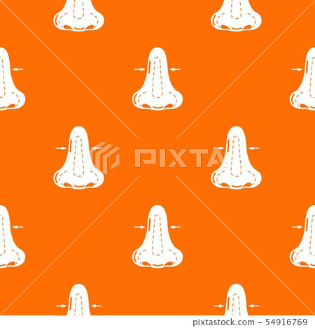 Rhinoplasty pattern vector orange Rhinoplasty pattern vector orange 54916769