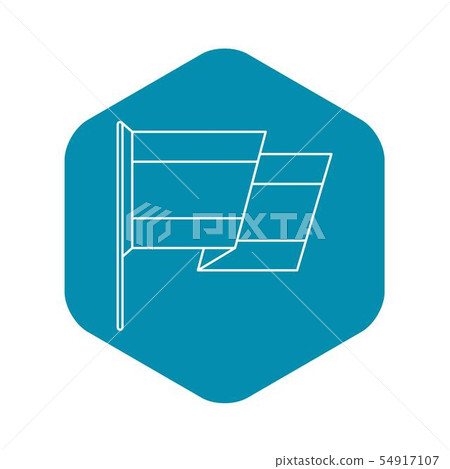 Flag of Spain icon, outline style Flag of Spain icon, outline style 54917107