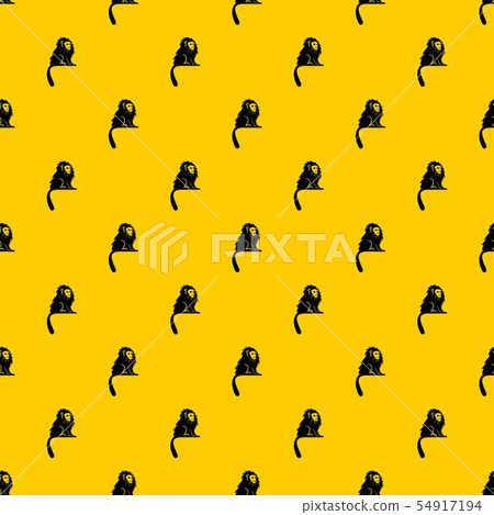 Hairy monkey pattern vector 54917194