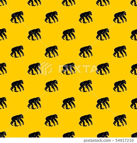 Monkey standing pattern vector 54917210