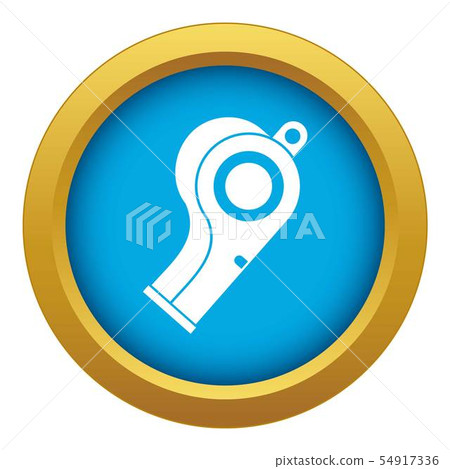 Sport whistle icon blue vector isolated Sport whistle icon blue vector isolated 54917336