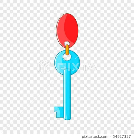 Hotel key icon in cartoon style 54917337