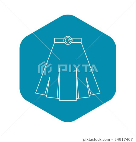 Skirt icon, outline style Skirt icon, outline style 54917407