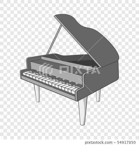 Piano icon, cartoon style 54917850