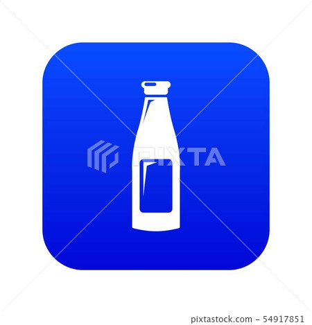Bottle cream icon blue vector 54917851