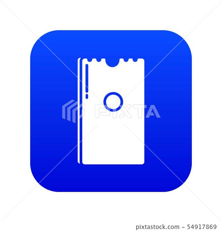 Dry napkins pack icon blue vector 54917869