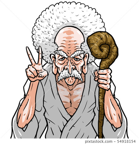 God White Kimono Left Cane Right Choki God White Kimono Left Cane Right Choki 54918154