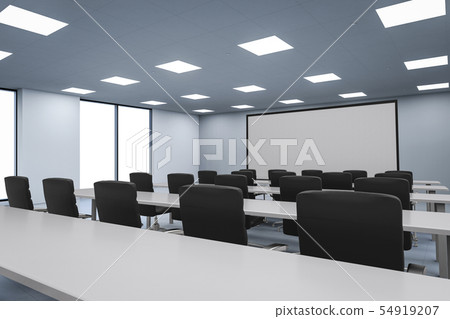 empty seminar room 54919207